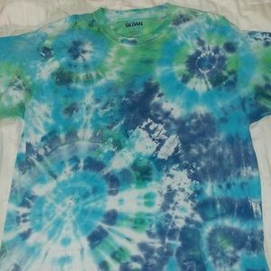 Tie Dye T-shirt Mens Large